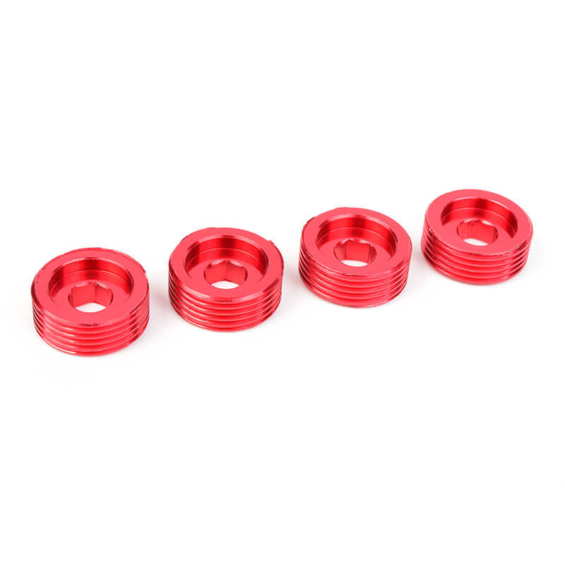 CORALLY PIVOT BALL ADJUSTING NUT ALUMINIUM 4 PCS - High-Speed RTR RC Truck