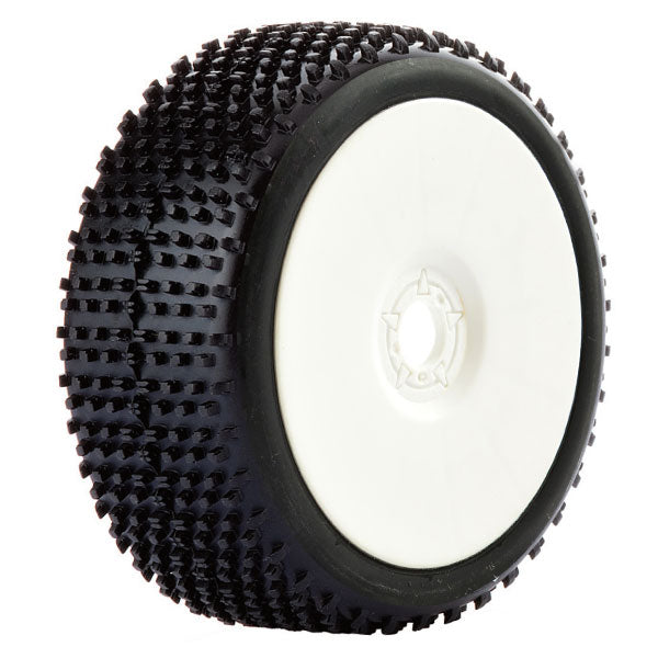 FASTRAX 1/8 CUBOID MOUNTED ON DISHED WHITE (PR) - RC Hobby Product