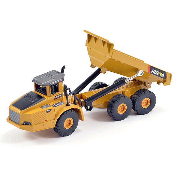 HUINA 1/50 DIECAST 6-WHEEL DUMP TRUCK STATIC MODEL - RC Hobby Product