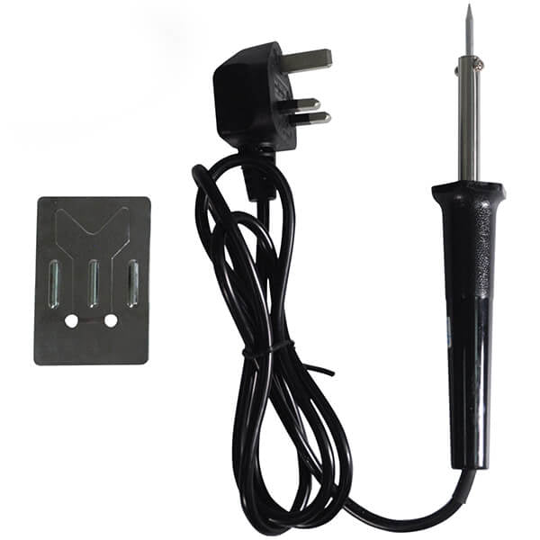 CML 30w SOLDERING IRON 240V SUPPLY w/STAND & 5g SOLDER - RC Hobby Product