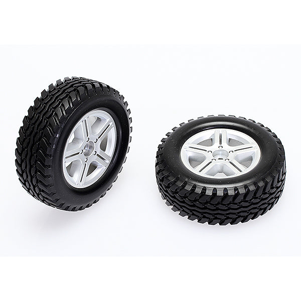 CEN RACING SCALE TIRES SET (PRE GLUED , 91X34X56MM HARD COMPOUND) - RC Hobby Product