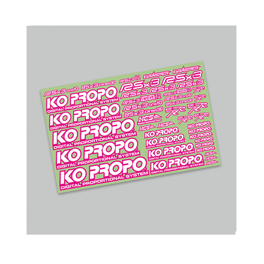 KO Decal Pink