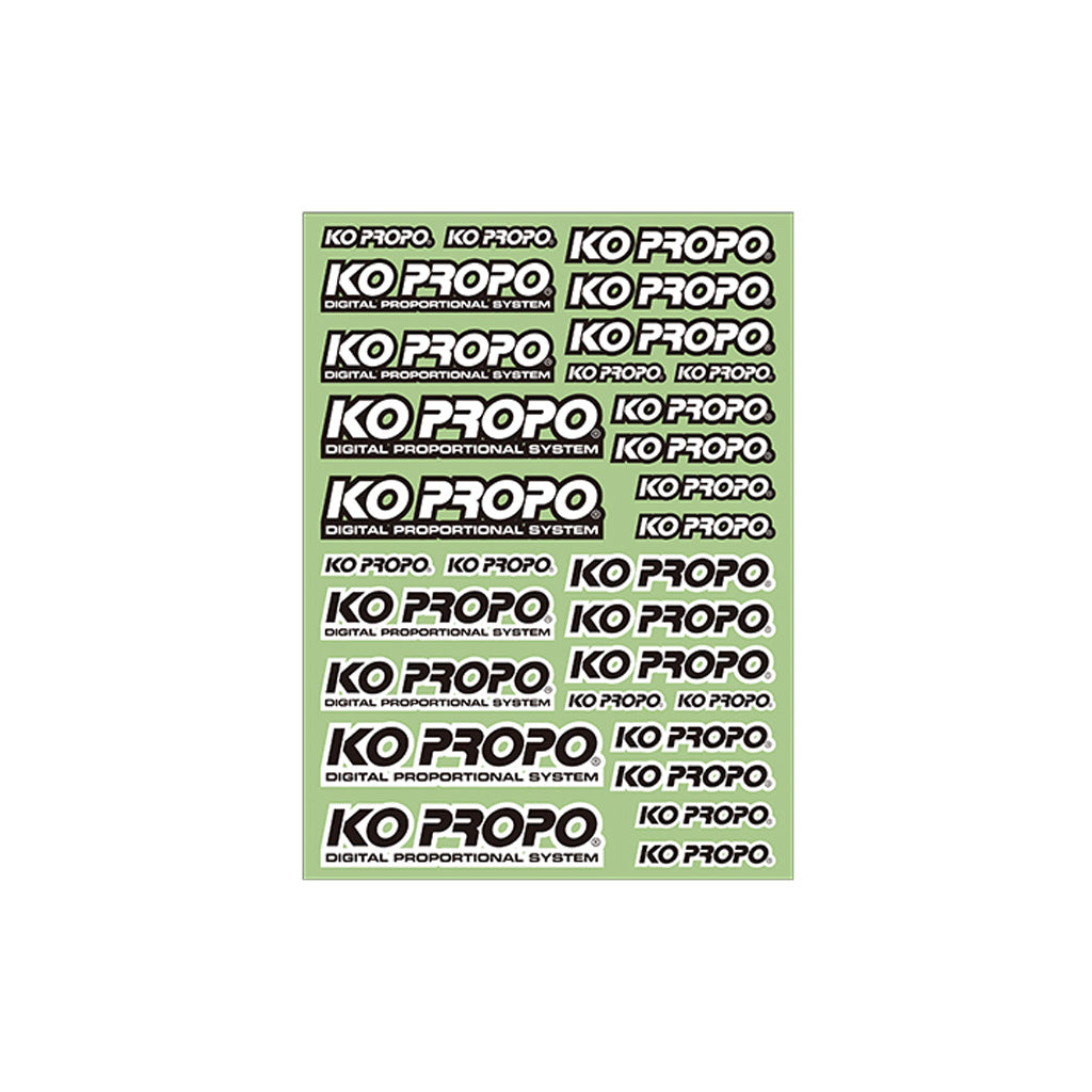 KO Decal Black/White