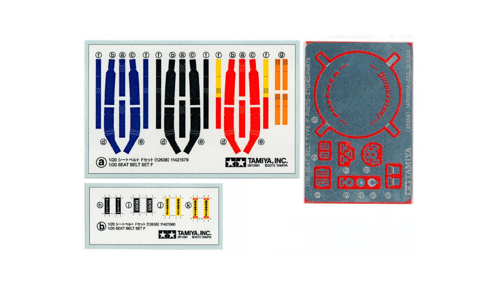 1/20 Seat Belt Set F