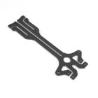 T2 ADJ. UPPER DECK 2.5MM GRAPHITE - MULTI-FLEX TECHNOLOGYâ„¢ - RC Hobby Product