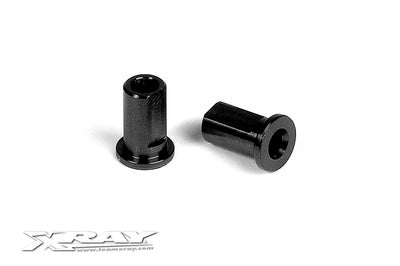 ALU NUT FOR SUSP. HOLDER - BLACK (2) - RC Hobby Product