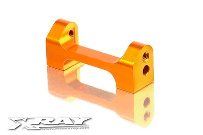 ALU LOWER FRONT SUSPENSION 1-PIECE HOLDER - ORANGE - V2 - RC Hobby Product