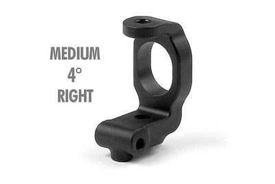 COMPOSITE C-HUB RIGHT - 4Â° DEG. - MEDIUM (ECS) - RC Hobby Product