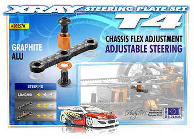 GRAPHITE STEERING PLATE SET - RC Hobby Product