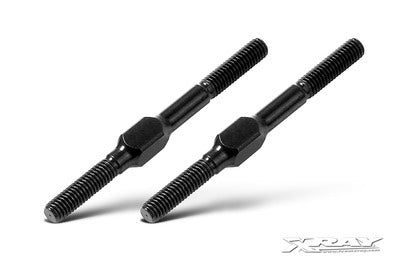 ALU ADJ. TURNBUCKLE M3 L/R 39 MM - SWISS 7075 T6 (2) - RC Hobby Product