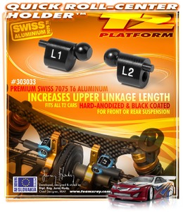 ALU QUICK ROLL-CENTER HOLDERâ„¢ 4.9MM - L1 + L2 - RC Hobby Product