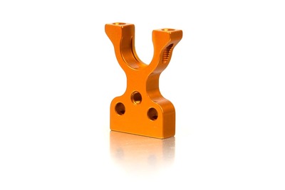 T4 ALU LAYSHAFT BULKHEAD CLOSED L/R - ORANGE - RC Hobby Product