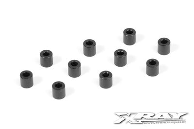 ALU SHIM 3x6x6.0MM - BLACK (10) - RC Hobby Product