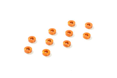 ALU SHIM 3x7x2.0MM - ORANGE (10) - RC Hobby Product