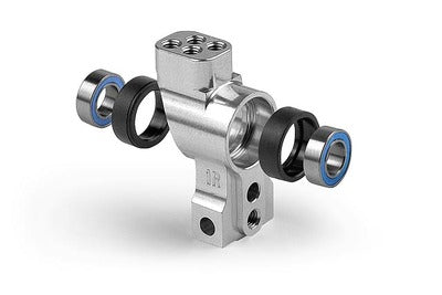 ALU UPRIGHT 1° OUTBOARD TOE-IN (L+R) - ORANGE - RC Hobby Product