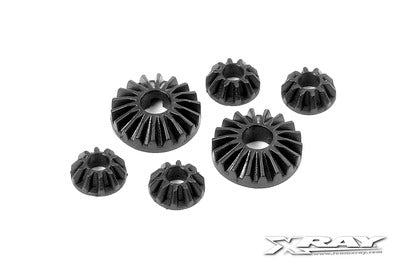 COMPOSITE GEAR DIFF BEVEL & SATELLITE GEARS (2+4) - RC Hobby Product