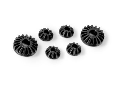 GRAPHITE GEAR DIFF BEVEL & SATELLITE GEARS (2+4) - LOW - RC Hobby Product