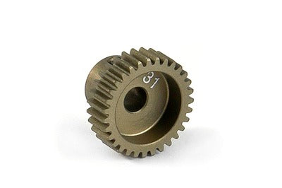 NARROW ALU PINION GEAR - HARD COATED 31T / 64 - RC Hobby Product