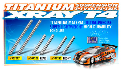 TITAN FRONT ARM PIVOT PIN (2) - RC Hobby Product