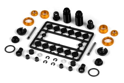 XRAY ALU SHOCK ABSORBER-SET - ORANGE (2) - RC Hobby Product