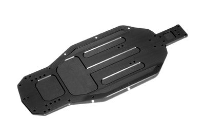 XT2'21/XB2'21 ALU CHASSIS WITH BENT SIDES - SWISS 7075 T6 - 2.5MM - LONG - V2