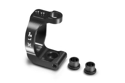 GRAPHITE EXTENSION FOR ALU STEERING BLOCK WITH BACKSTOP - 2 DOTS (2) - RC Hobby Product