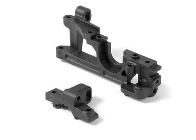 COMPOSITE LOWER & UPPER BULKHEAD FRONT LEFT FOR WIRE ANTI-ROLL BAR - RC Hobby Product