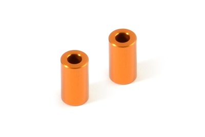 ALU MOUNT 3x6x10.5MM - ORANGE (2) - RC Hobby Product