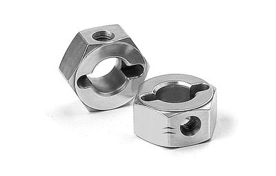 ALU WHEEL HUB 12MM - OFFSET "+0.75MM" - BLACK (2) - RC Hobby Product