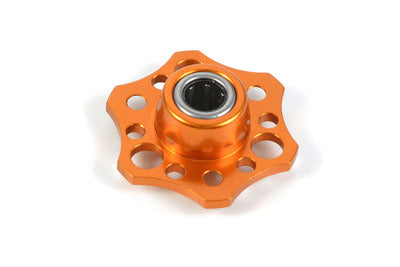 LIGHTWEIGHT DRIVE FLANGE WITH ONE-WAY BEARING - ALU 7075 T6 - ORANGE - RC Hobby Product