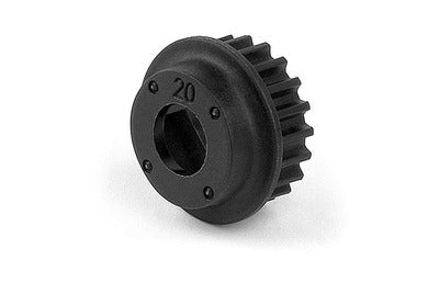 COMPOSITE BELT PULLEY 20T - 2-SPEED-CENTER - RC Hobby Product
