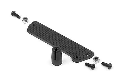 GRAPHITE RECEIVER BRACKET SET - RC Hobby Product
