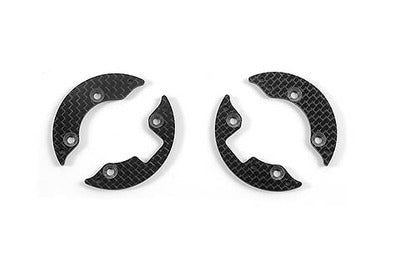 GRAPHITE FRONT AERODYNAMIC DISC 2.2MM - LEFT+RIGHT - SET - RC Hobby Product
