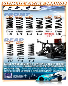XRAY SPRING-SET C=5.0 - REAR (2) - RC Hobby Product
