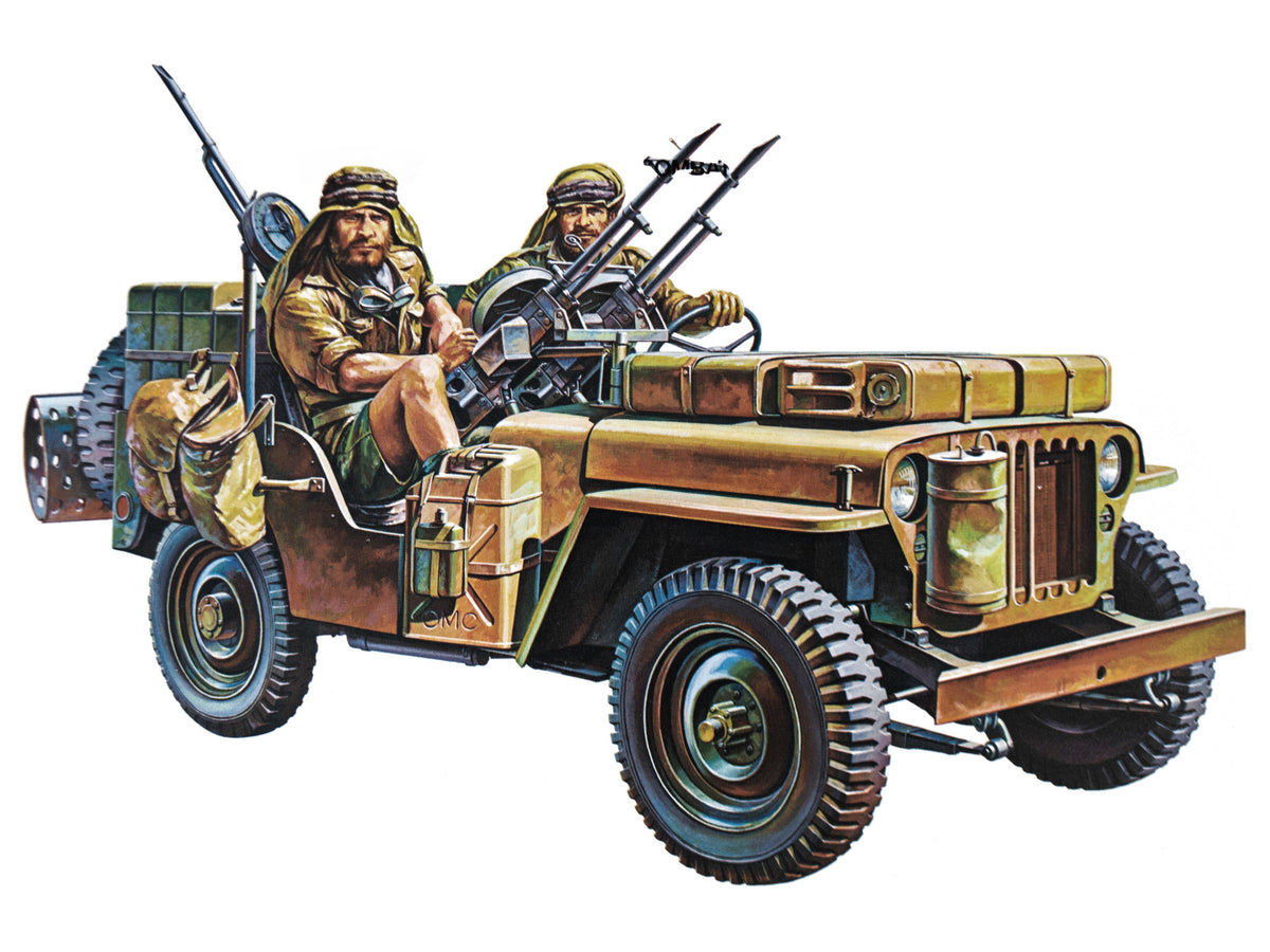 British SAS Commando Jeep