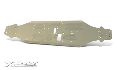 XT8 ALU CHASSIS - LONG - HARD COATED SWISS 7075 T6 (3MM)