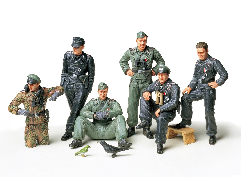 German Tank Crew At Rest