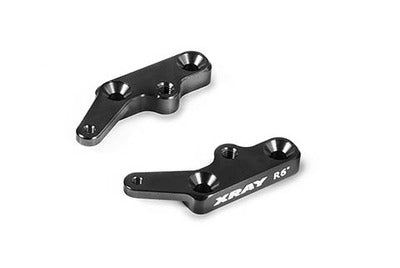 XB8 ALU STEERING KINGPIN PLATE - SWISS 7075 T6 - 6° (L+R) - RC Hobby Product