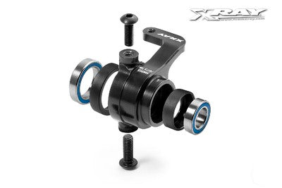 XB808 ALU STEERING BLOCK LEFT  - SWISS 7075 T6 - HARD COATED - SET - V2 - RC Hobby Product