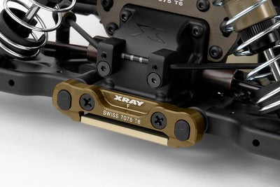 XB808 ALU FRONT LOWER SUSP. HOLDER - FRONT - SWISS 7075 T6 (7MM) - HARD COATED - RC Hobby Product