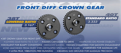 FRONT DIFF LARGE BEVEL GEAR 38T - RC Hobby Product