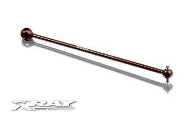 XB808 REAR CENTRAL CVD DRIVE SHAFT 133MM - HUDY SPRING STEELâ„¢ - RC Hobby Product