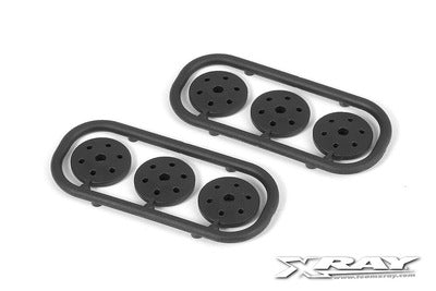 SHOCK PISTON SET 6-HOLE (1.2; 1.3; 1.4MM) - DELRIN - V3 - RC Hobby Product