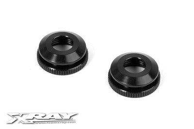 ALU SHOCK BODY NUT FOR SHOCK BOOT (2) - RC Hobby Product