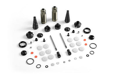 XB8 REAR SHOCK ABSORBERS + BOOTS COMPLETE SET (2) - RC Hobby Product