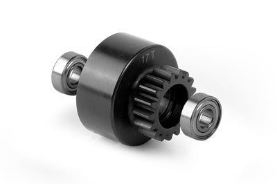 CLUTCH BELL 17T WITH OVERSIZED 5x12x4MM BALL-BEARINGS - V2 - RC Hobby Product
