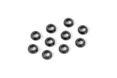 ALU CONICAL SHIM 3x6x2.0MM - BLACK (10) - RC Hobby Product