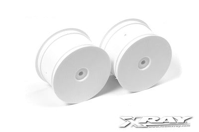 4WD REAR WHEEL AERODISK WITH 14MM HEX - WHITE (2) - RC Hobby Product
