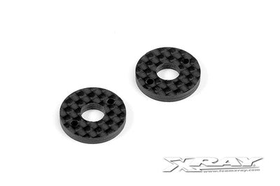 X10 GRAPHITE 2.5MM SHIM FOR 6MM BODY POST (2) - RC Hobby Product