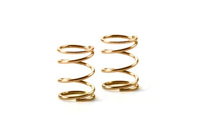 SPRING 4.25 COILS 3.6x6x0.4MM; C=1.5 - GOLD (SOFT) (2) - RC Hobby Product